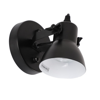 WALL LAMP FLORENZA 1 LIGHT BLACK