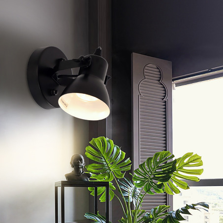 WALL LAMP FLORENZA 1 LIGHT BLACK-9