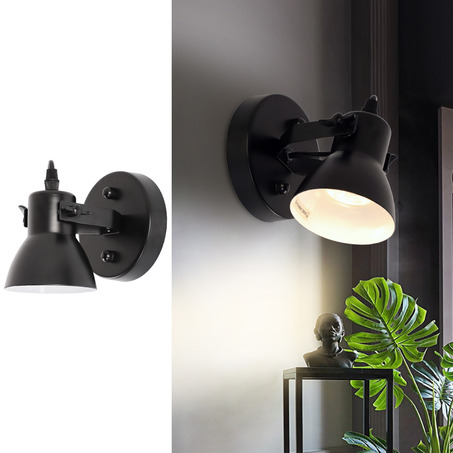 WALL LAMP FLORENZA 1 LIGHT BLACK-11