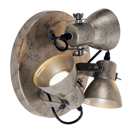 WALL LAMP FLORENZA 3 LIGHTS ANTIQUE SILVER-2
