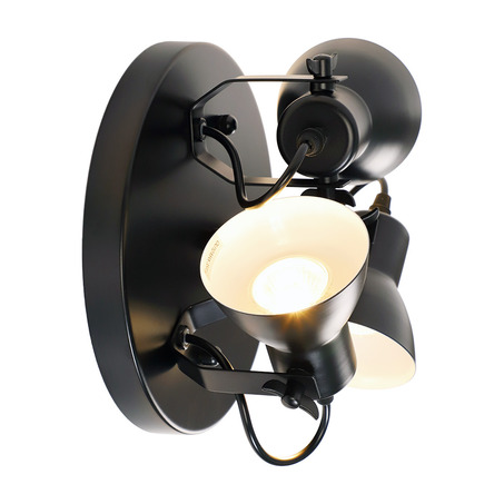 WALL LAMP FLORENZA 3 LIGHTS BLACK-3