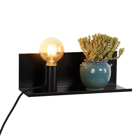 WALL LAMP GIOVANNI 1 LIGHT BLACK-4