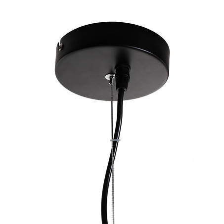 PENDANT LAMP HELSINGBORG 5 LIGHTS LARGE BLACK + GOLD-6