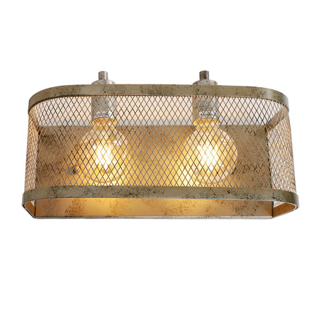WALL LAMP LEONE 2 LIGHTS ANTIQUE SILVER-2