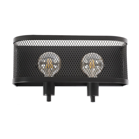 WALL LAMP LEONE 2 LIGHTS BLACK-2