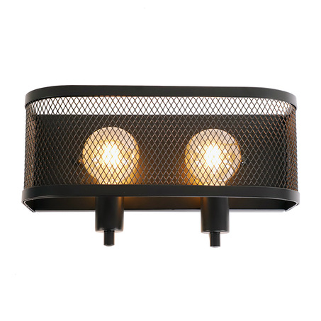 WALL LAMP LEONE 2 LIGHTS BLACK-5