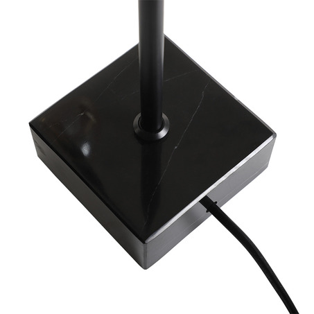 TABLE LAMP MARKANTI MATT BLACK + BLACK MARBLE BASE-2
