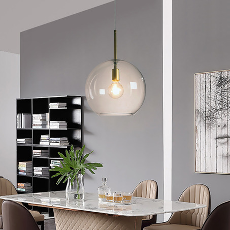 PENDANT LAMP RIVALUSSO BLACK + CLEAR GLASS-3
