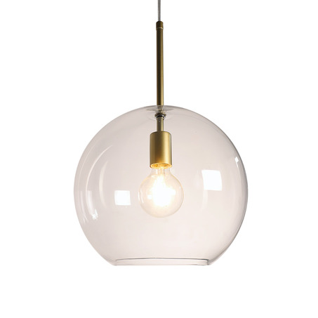 PENDANT LAMP RIVALUSSO BLACK + CLEAR GLASS-4