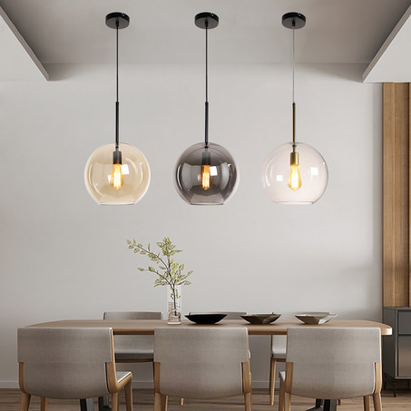 PENDANT LAMP RIVALUSSO BLACK + CLEAR GLASS-2