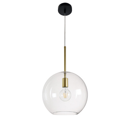 PENDANT LAMP RIVALUSSO BLACK + CLEAR GLASS-8
