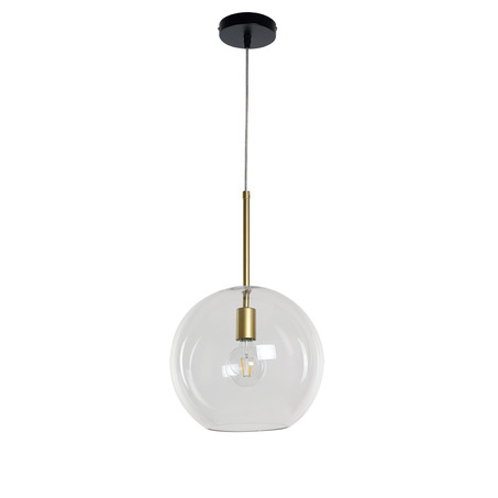 PENDANT LAMP RIVALUSSO BLACK + CLEAR GLASS-9