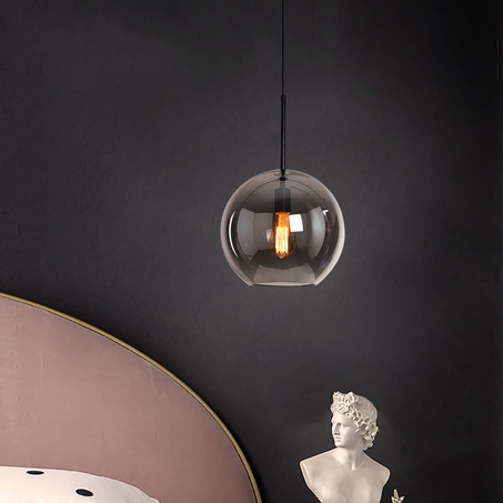 HANGLAMP RIVALUSSO ZWART + FUME GLAS-8