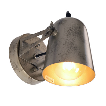WALL LAMP RIVERA 1 LIGHT ANTIQUE SILVER-2