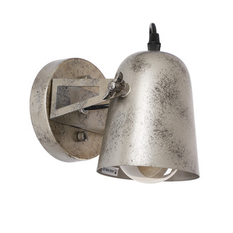 WALL LAMP RIVERA 1 LIGHT ANTIQUE SILVER