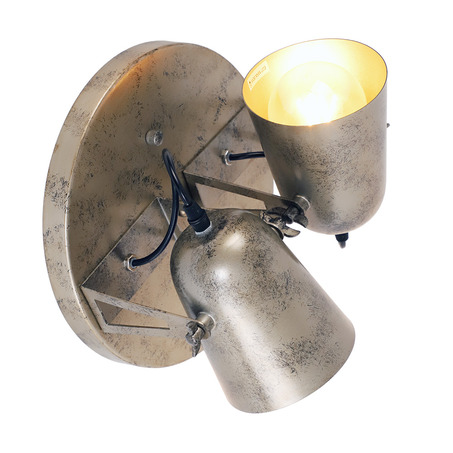 WALL LAMP RIVERA 2 LIGHTS ANTIQUE SILVER-2