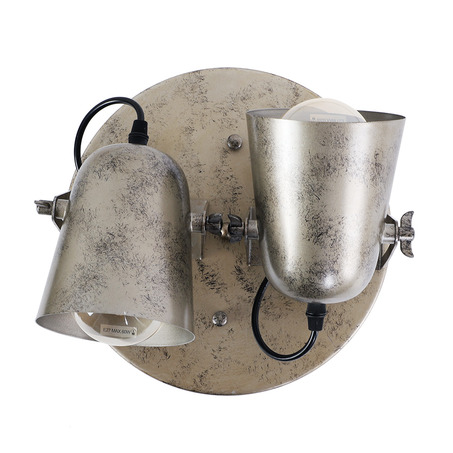 WALL LAMP RIVERA 2 LIGHTS ANTIQUE SILVER-5