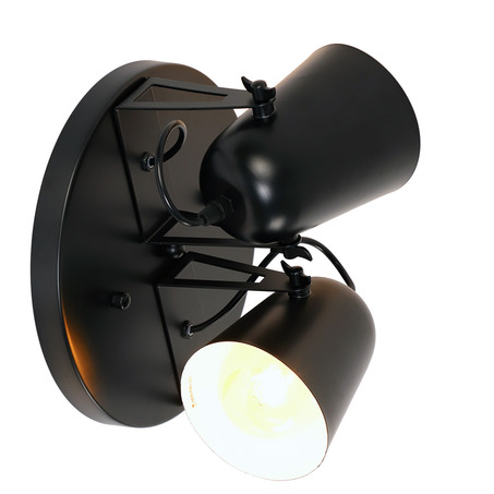 WALL LAMP RIVERA 2 LIGHTS BLACK-4