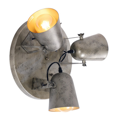 WALL LAMP RIVERA 3 LIGHTS ANTIQUE SILVER-5