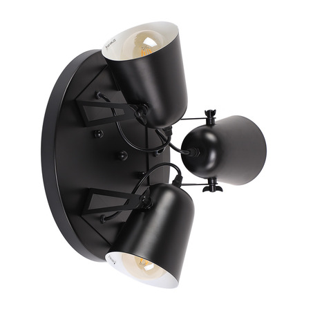 WALL LAMP RIVERA 3 LIGHTS BLACK-5