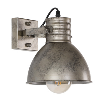 WALL LAMP SOPHIA 1 LIGHTS ANTIQUE SILVER