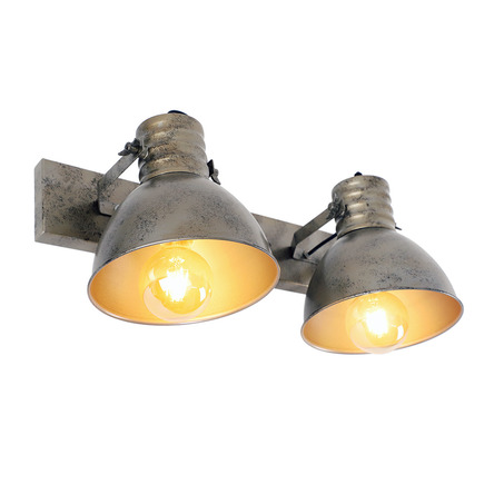 WALL LAMP SOPHIA 2 LIGHTS ANTIQUE SILVER-5