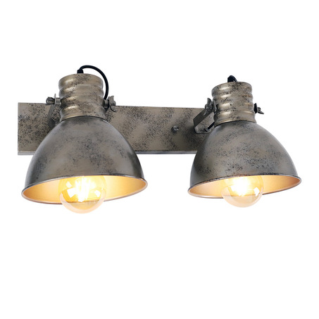 WALL LAMP SOPHIA 2 LIGHTS ANTIQUE SILVER-3