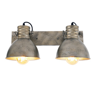 WALL LAMP SOPHIA 2 LIGHTS ANTIQUE SILVER