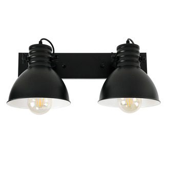 WALL LAMP SOPHIA 2 LIGHTS BLACK
