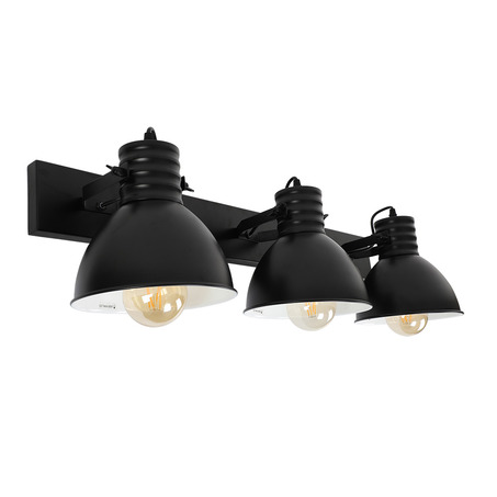 WALL LAMP SOPHIA 3 LIGHTS BLACK-2