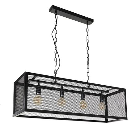 PENDANT LAMP SWEDEN 4 LIGHT MATT BLACK-4