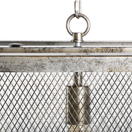 PENDANT LAMP SWEDEN 5 LIGHT ANTIQUE SILVER-4