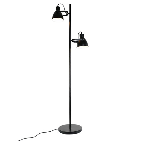 FLOOR LAMP VERONICA 2 LIGHTS BLACK-3