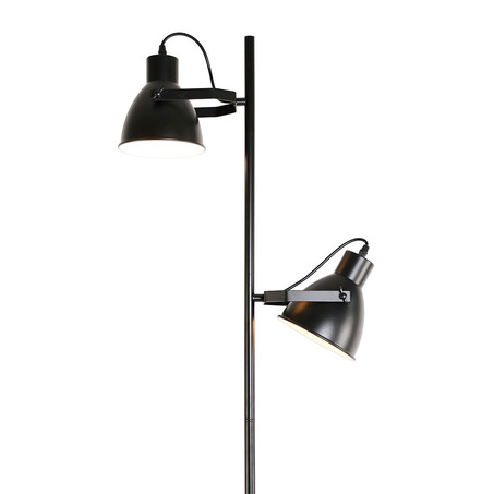 FLOOR LAMP VERONICA 2 LIGHTS BLACK-2