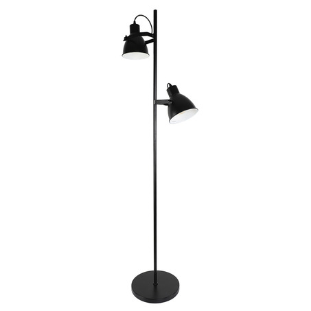 FLOOR LAMP VERONICA 2 LIGHTS BLACK-4