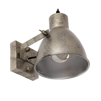 WALL LAMP VERONICA 1 LIGHT ANTIQUE SILVER
