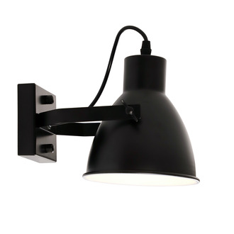 WALL LAMP VERONICA 1 LIGHT BLACK