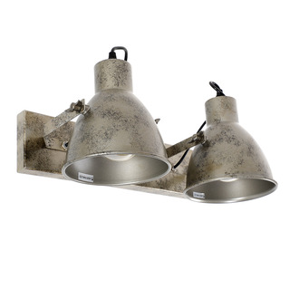 WALL LAMP VERONICA 2 LIGHTS ANTIQUE SILVER