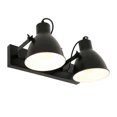 WALL LAMP VERONICA 2 LIGHTS BLACK-1