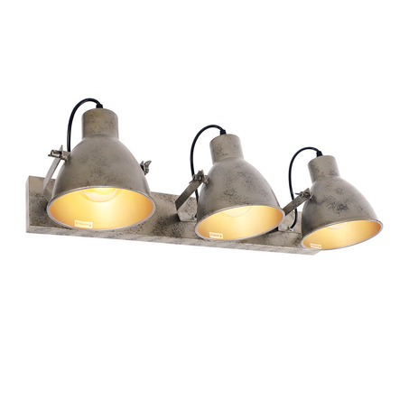 WALL LAMP VERONICA 3 LIGHTS ANTIQUE SILVER-1