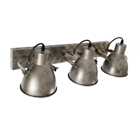 WALL LAMP VERONICA 3 LIGHTS ANTIQUE SILVER-4