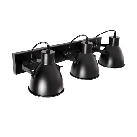 WALL LAMP VERONICA 3 LIGHTS BLACK-4