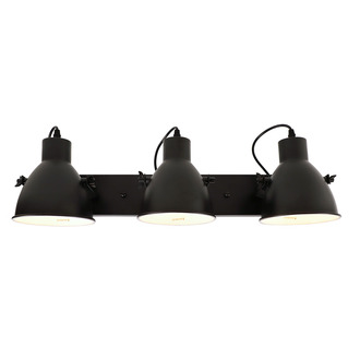 WALL LAMP VERONICA 3 LIGHTS BLACK