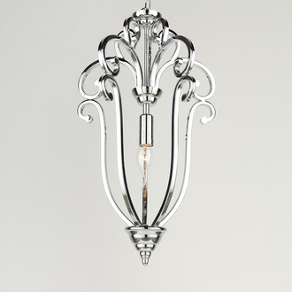 PENDANT LAMP FLORENCE 1 LIGHT SHINY CHROME