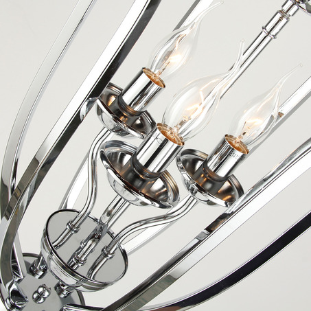 PENDANT LAMP FLORENCE 3 LIGHTS SHINY CHROME-3