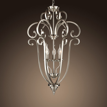 PENDANT LAMP FLORENCE 3 LIGHTS NICKEL SATIN-10