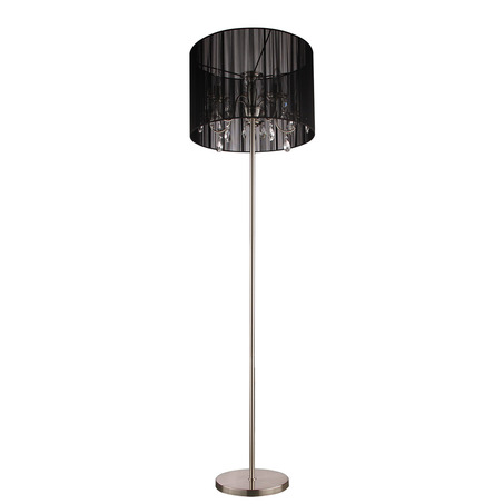 FLOOR LAMP MEREL 5 LIGHTS + BLACK SHADE