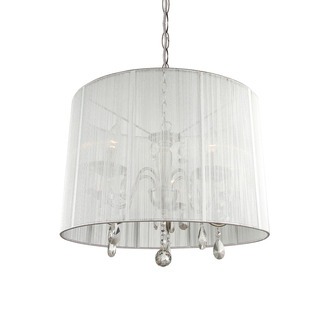 PENDANT LAMP MEREL 5 LIGHTS + WHITE SHADE