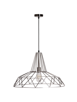 PENDANT LAMP KAYA 60 CM NICKEL SATIN