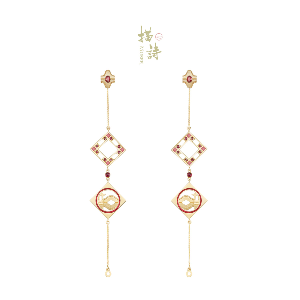 预售-桥水一方-耳坠